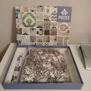 Talking tables floors 1000 pieces jigsaw puzzle 29.5" x 19.5" when completed